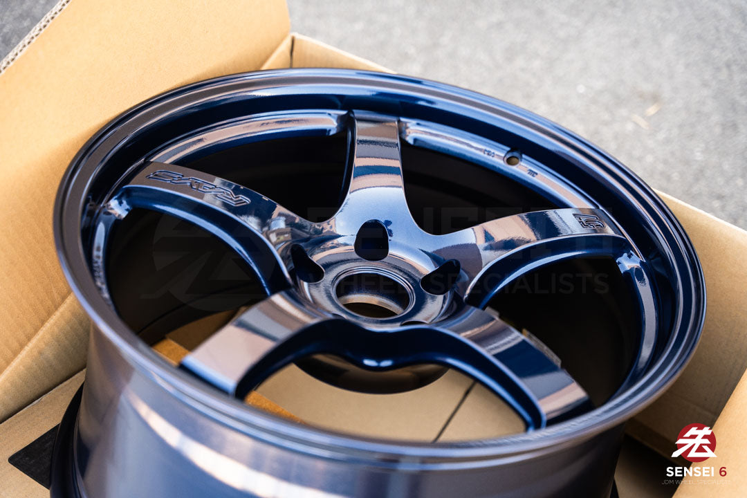 Gram Lights 57CR / 18x9.5 +22 / 5x114.3 / Eternal Blue Pearl (EBP)