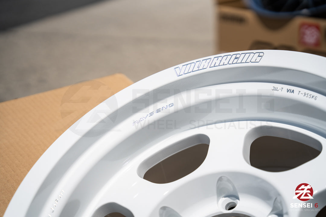 Volk TE37XT M-Spec / 16x8 -20 / 6x139.7 / Dash White (DW) – Sensei 6