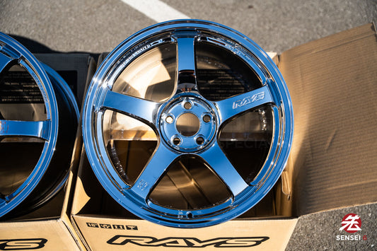 Gram Lights 57CR / 18x9.5 +38 / 5x100 / Chrome