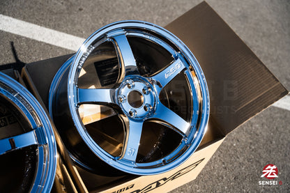 Gram Lights 57CR / 18x9.5 +38 / 5x100 / Chrome