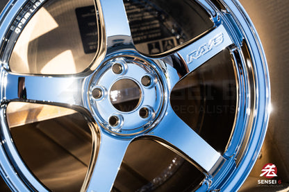 Gram Lights 57CR / 18x9.5 +38 / 5x100 / Chrome