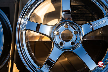 Gram Lights 57CR / 18x9.5 +38 / 5x100 / Chrome