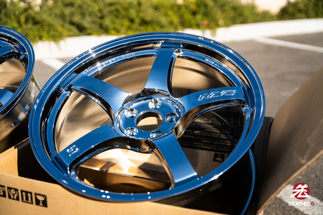 Gram Lights 57CR / 18x9.5 +38 / 5x100 / Chrome – Sensei 6