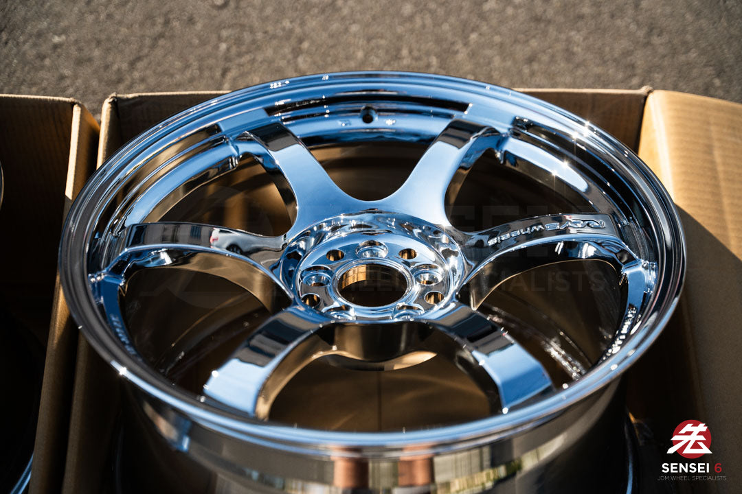 Gram Lights 57DR / 18x9.5 +38 / 5x100 / Chrome