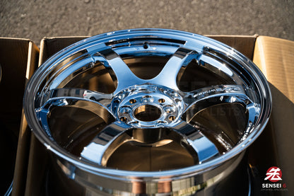 Gram Lights 57DR / 18x9.5 +38 / 5x100 / Chrome