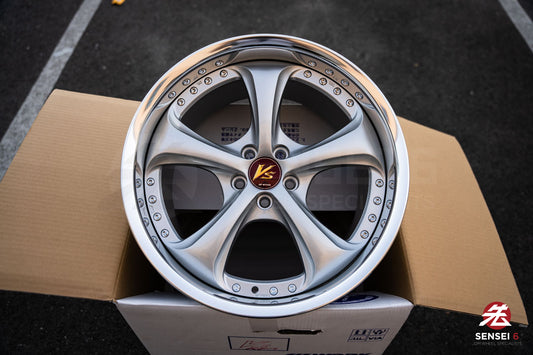 Work VSKF# / 18x9.5 +34 / 5x100 / Light Gray Silver (LGS)