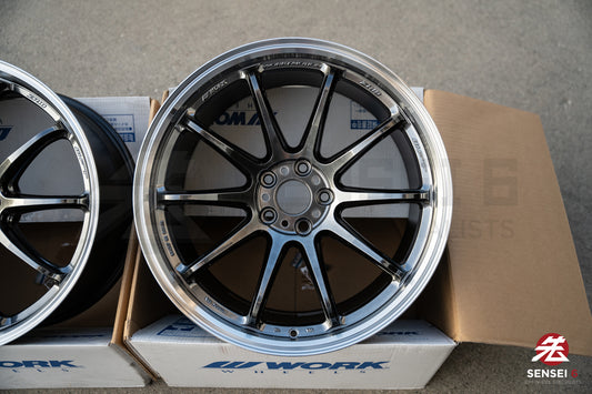 ワーク エモーション ZR10 1P / 19x9.5 +23, 19x10.5 +30 / 5x112 / グリムブラックダイヤモンドカットリム (GTKRC)
