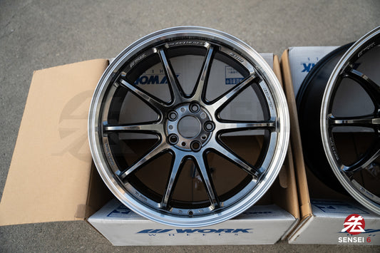 ワーク エモーション ZR10 1P / 19x9.5 +23, 19x10.5 +30 / 5x112 / グリムブラックダイヤモンドカットリム (GTKRC)