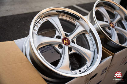 Work VSKF# / 18x9.5 +22, 18x9.5 +21 / 5x114.3 / Light Gray Silver (LGS)