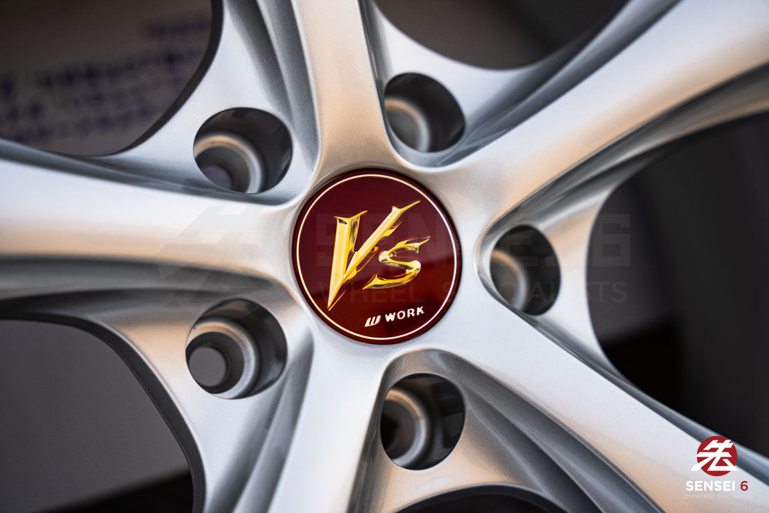 Work VSKF# / 18x9.5 +22, 18x9.5 +21 / 5x114.3 / Light Gray Silver (LGS)