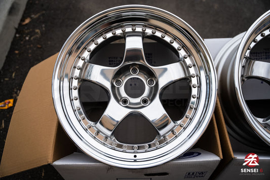 Work Meister S1 3P / 18x9.5 +24 / 5x114.3 / Buff Finish (PP)