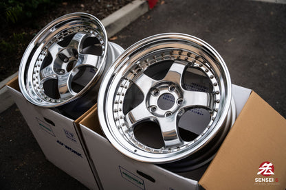 Work Meister S1 3P / 18x9.5 +24 / 5x114.3 / Buff Finish (PP)