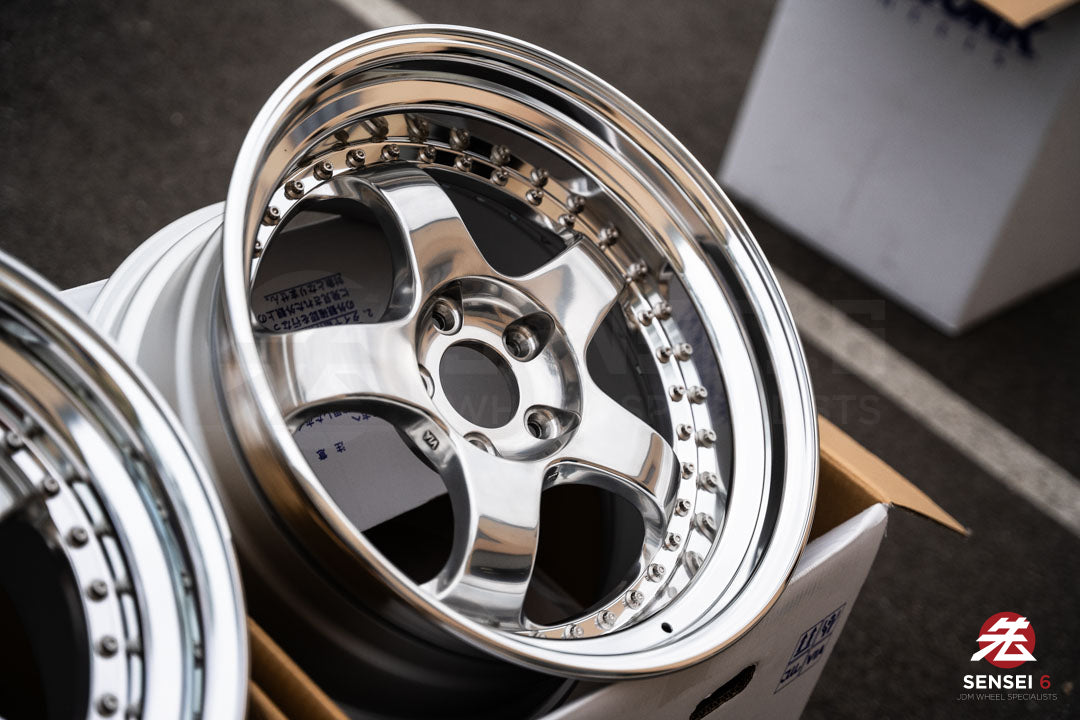 Work Meister S1 3P / 18x9.5 +24 / 5x114.3 / Buff Finish (PP)