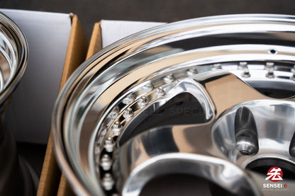 Work Meister S1 3P / 18x9.5 +24 / 5x114.3 / Buff Finish (PP)