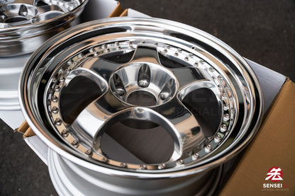 Work Meister S1 3P / 18x9.5 +24 / 5x114.3 / Buff Finish (PP)