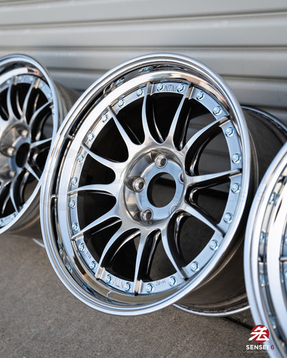 Ruedas NTM Pista de 18" [borde escalonado] (ruedas usadas, hechas a pedido)