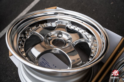 Work Meister S1 3P / 18x9.5 +24 / 5x114.3 / Buff Finish (PP)