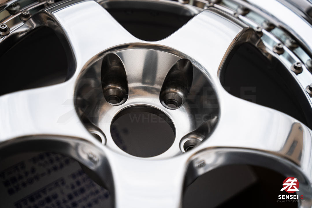 Work Meister S1 3P / 18x9.5 +24 / 5x114.3 / Buff Finish (PP)