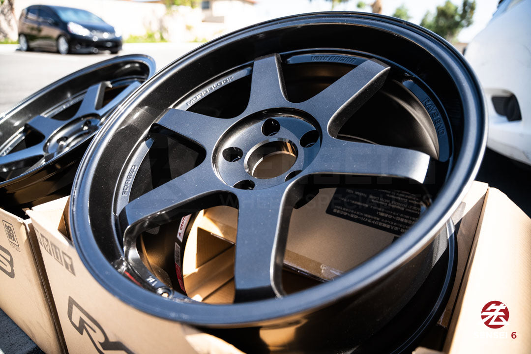 Volk TE37SL / 19x9.5 +21, 19x11 +34 / 5x120 / Diamond Black (DB