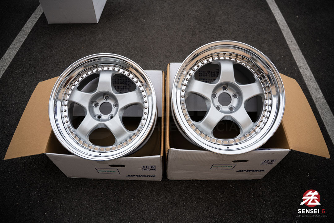Work Meister S1 3P / 19x9.5 +24, 19x10.5 +31 / 5x112 / Silver (SIL)
