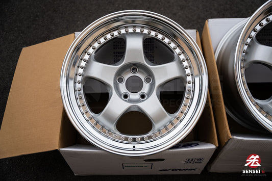 Work Meister S1 3P / 19x9.5 +24, 19x10.5 +31 / 5x112 / Silver (SIL)