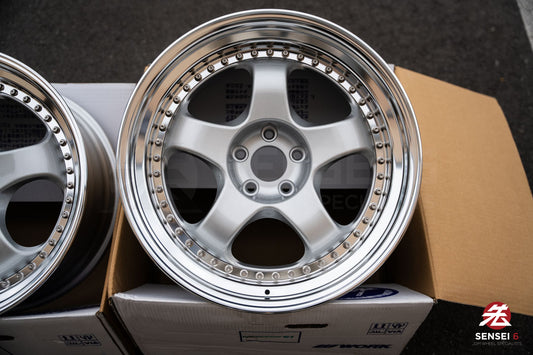 Work Meister S1 3P / 19x9.5 +24, 19x10.5 +31 / 5x112 / Silver (SIL)