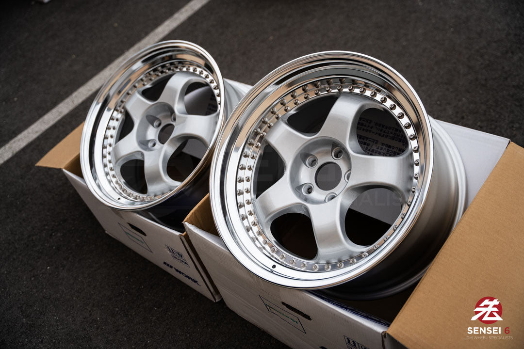 Work Meister S1 3P / 19x9.5 +24, 19x10.5 +31 / 5x112 / Silver (SIL)