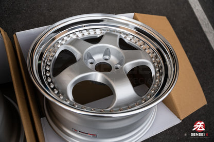 Work Meister S1 3P / 19x9.5 +24, 19x10.5 +31 / 5x112 / Silver (SIL)
