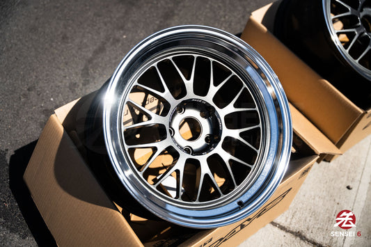 Volk 21A / 18x10.5 +22 / 5x120 / Borde gris oscuro DC (VC)