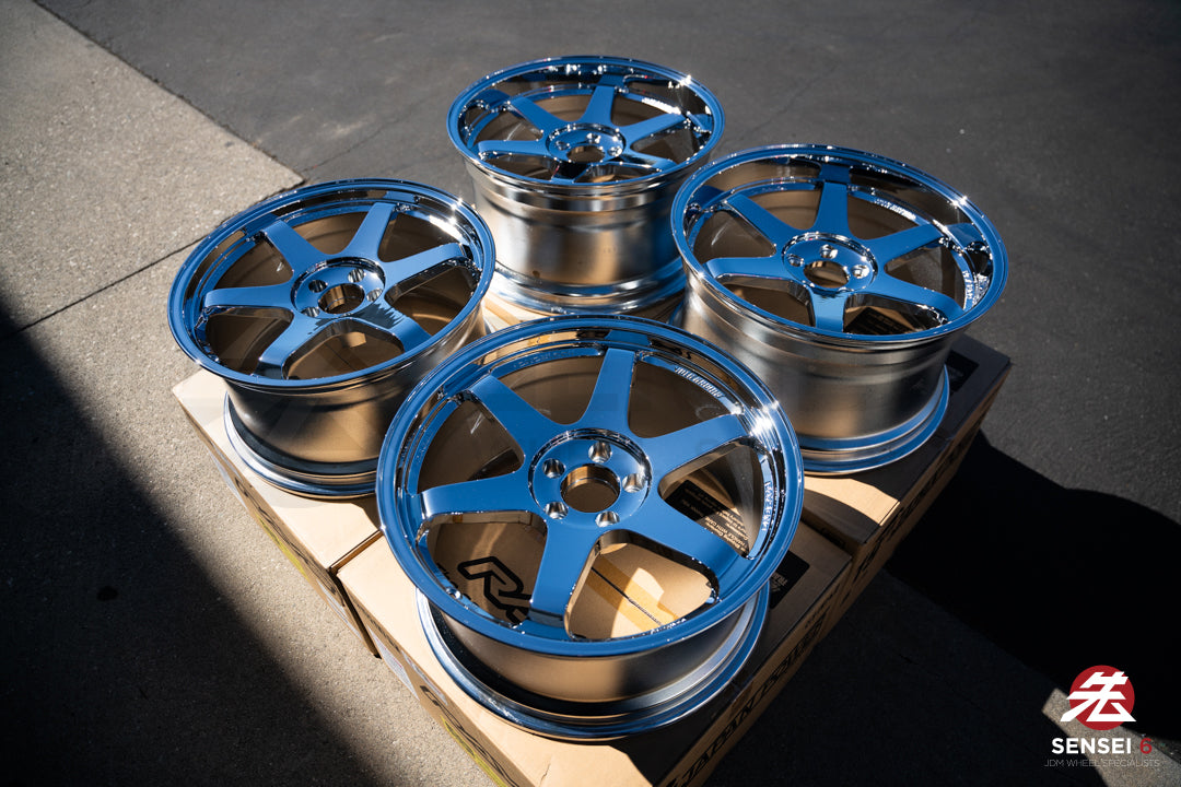Volk TE37SL / 19x9.5 +22, 19x10.5 +35 / 5x112 / Chrome