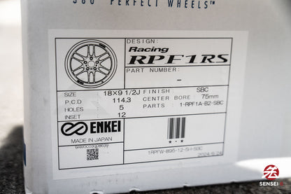 Enkei RPF1RS / 18x9.5 +12 / 5x114.3 / SBC