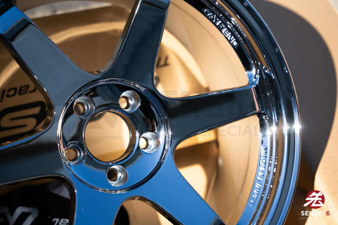 Volk TE37SL / 19x9.5 +22, 19x10.5 +35 / 5x112 / Chrome