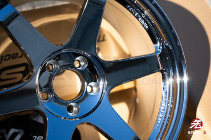 Volk TE37SL / 19x9.5 +22, 19x10.5 +35 / 5x112 / Chrome