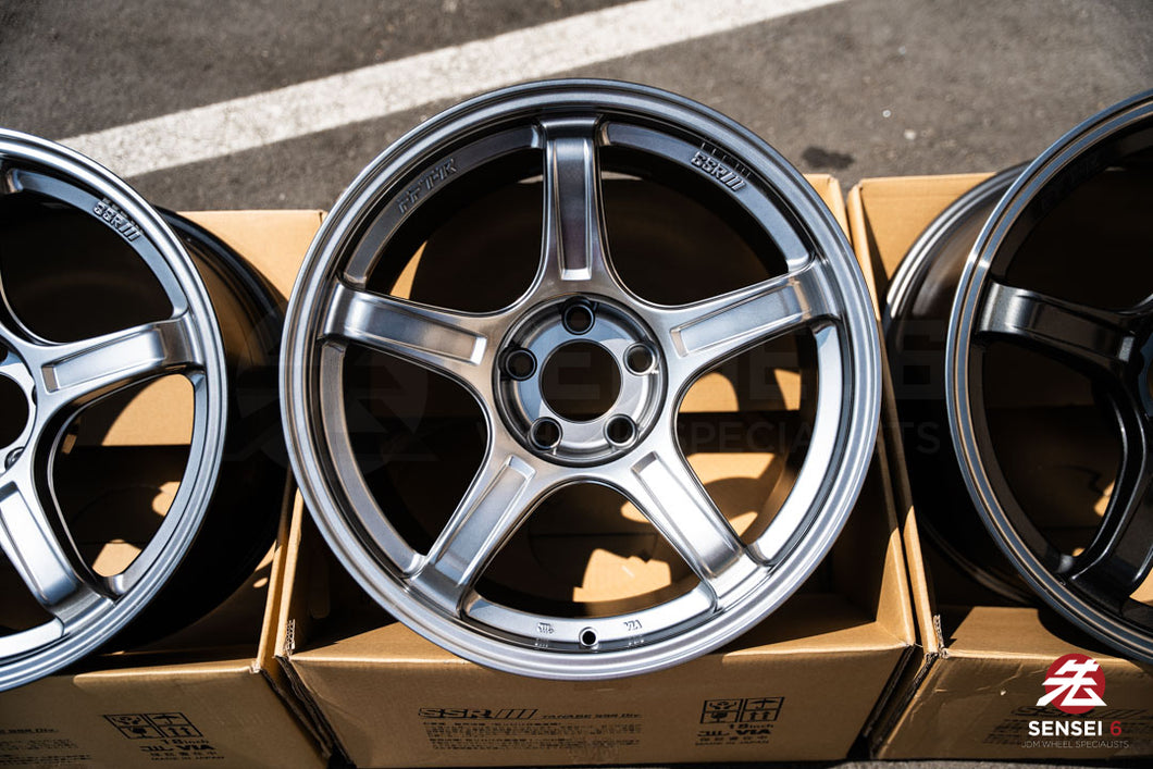 SSR GTX03 / 18x10.5 +12 / 5x114.3 / Platinum Silver – Sensei 6