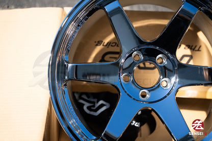 Volk TE37SL / 19x9.5 +22, 19x10.5 +35 / 5x112 / Chrome