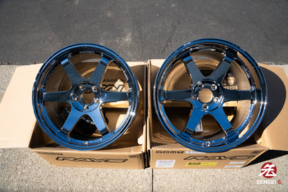 Volk TE37SL / 19x9.5 +22, 19x10.5 +35 / 5x112 / Chrome