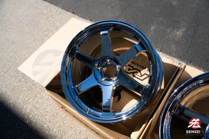 Volk TE37SL / 19x9.5 +22, 19x10.5 +35 / 5x112 / Chrome