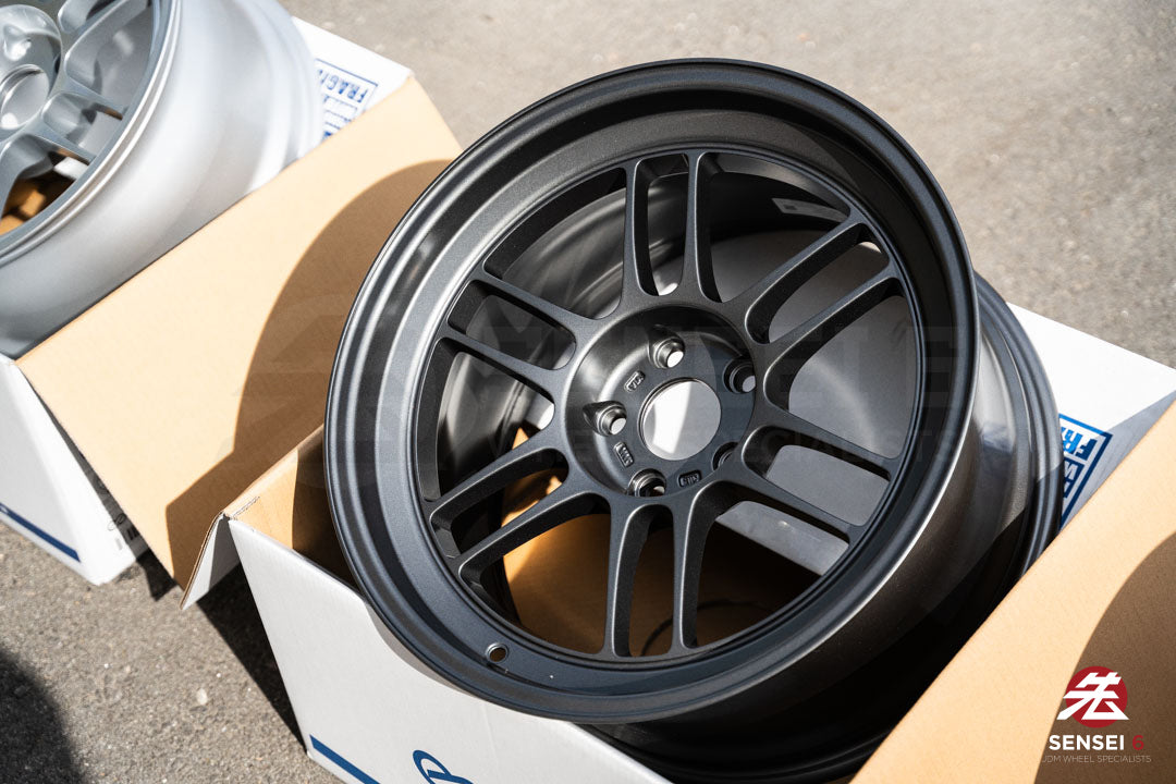 Enkei RPF1RS / 18x9.5 +12 / 5x114.3 / Matte Dark Gunmetallic (MDG