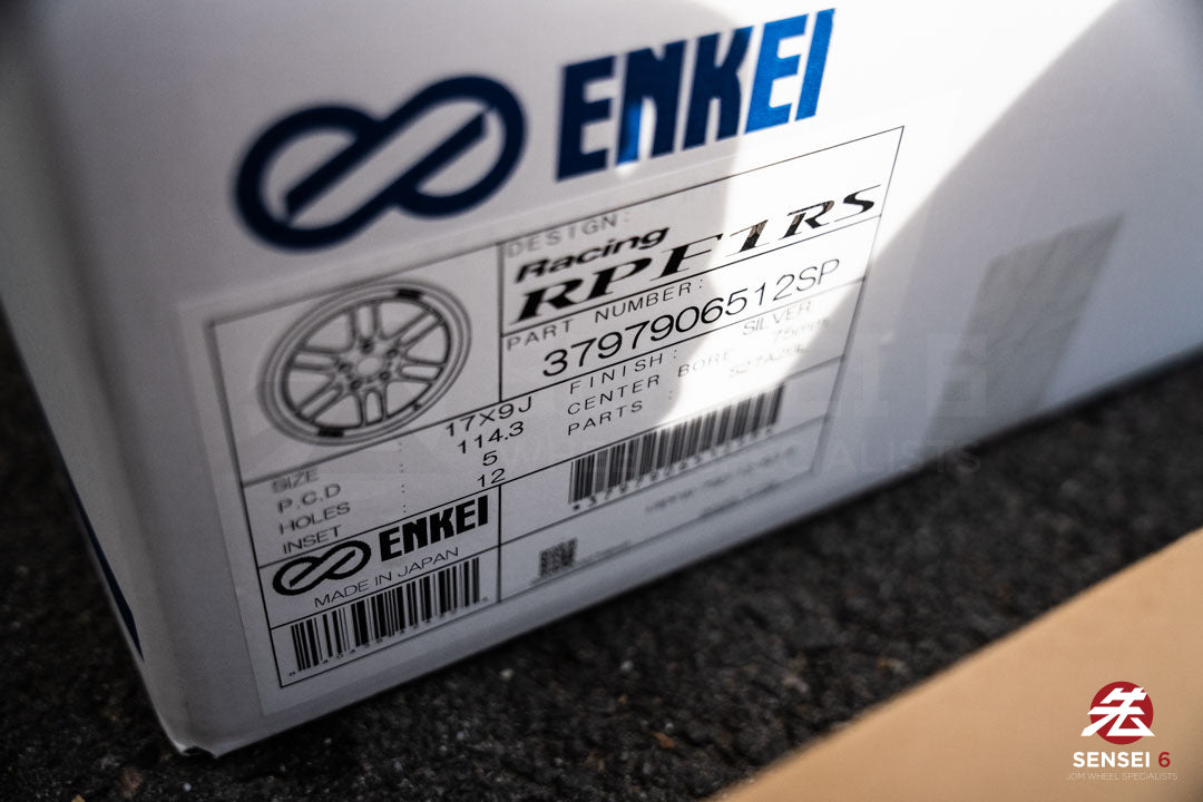 Enkei RPF1RS / 17x9 +12 / 5x114.3 / F1 Silver (S)