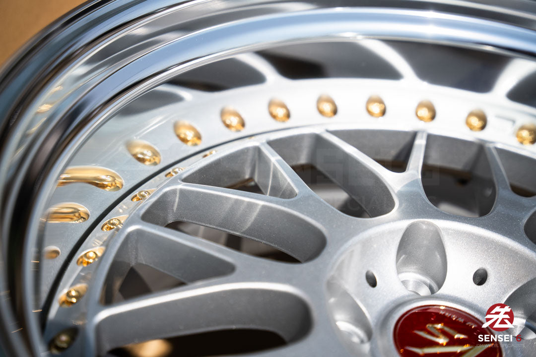Trabajo VS-XX [Labio escalonado] / 19x9,5 -3, 19x10,5 +1 / 5x114,3 / Gris claro plateado