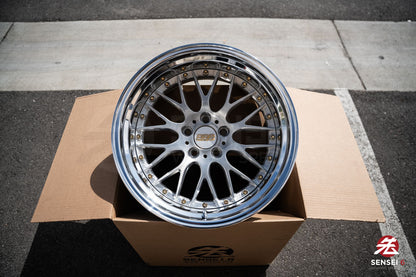 19" BBS Style 42 - [Step Lip] -18" Face (Used Wheels Built to Order)