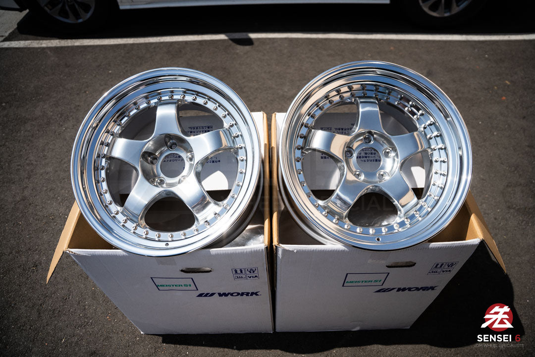 Work Meister S1 3P / 18x9.5 +24 / 5x114.3 / Acabado pulido