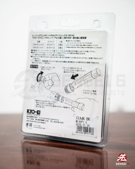 [SOLD OUT] Project Kics R40 iCONIX M14 Aluminum Cap Set / M14 / Black