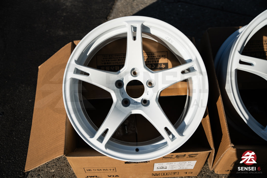 Cst Zero Rims CST Zero-1 Hyper V2 / 17x9.5 +12 / 5x114.3 / White – Sensei 6