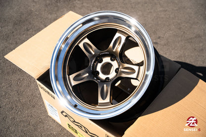Volk 21C Spec-SR / 18x10.5 +0 / 5x114.3 / Shining Bronze Metal Rim DC (SR)