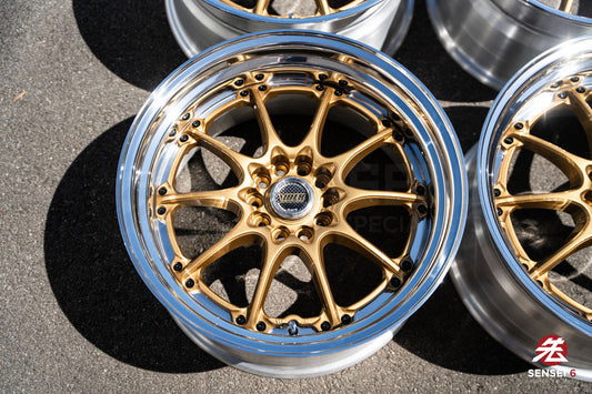 18" Volk GT-N [Step Lip] (Used Wheels) / 5x114.3 / 18x9.5 +18 / Gold