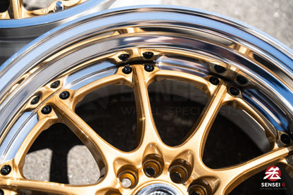 18" Volk GT-N [Step Lip] (Used Wheels) / 5x114.3 / 18x9.5 +18 / Gold