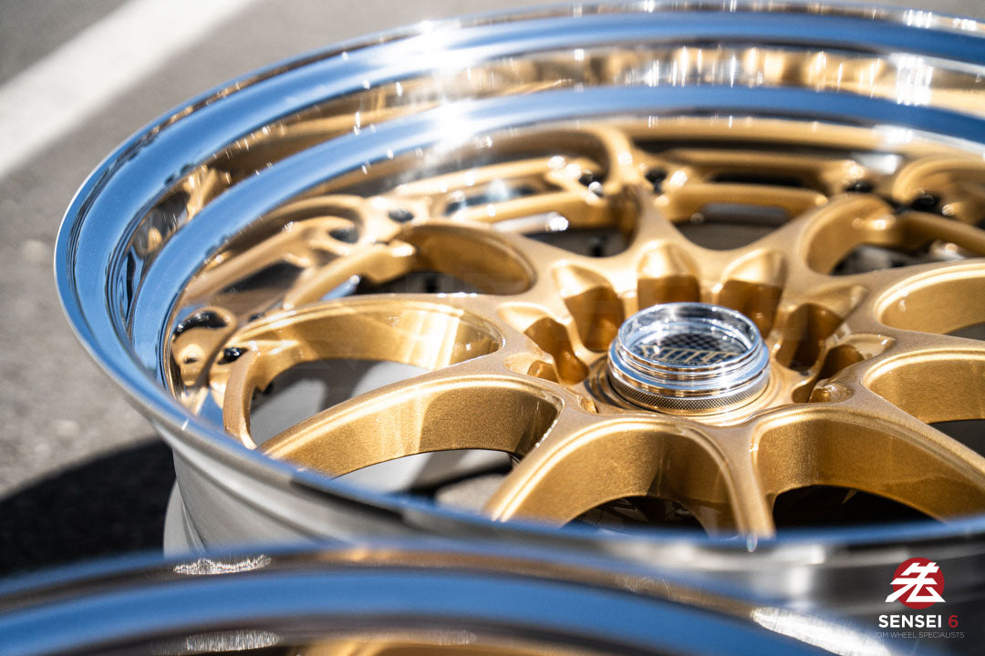 18" Volk GT-N [Step Lip] (Used Wheels) / 5x114.3 / 18x9.5 +18 / Gold