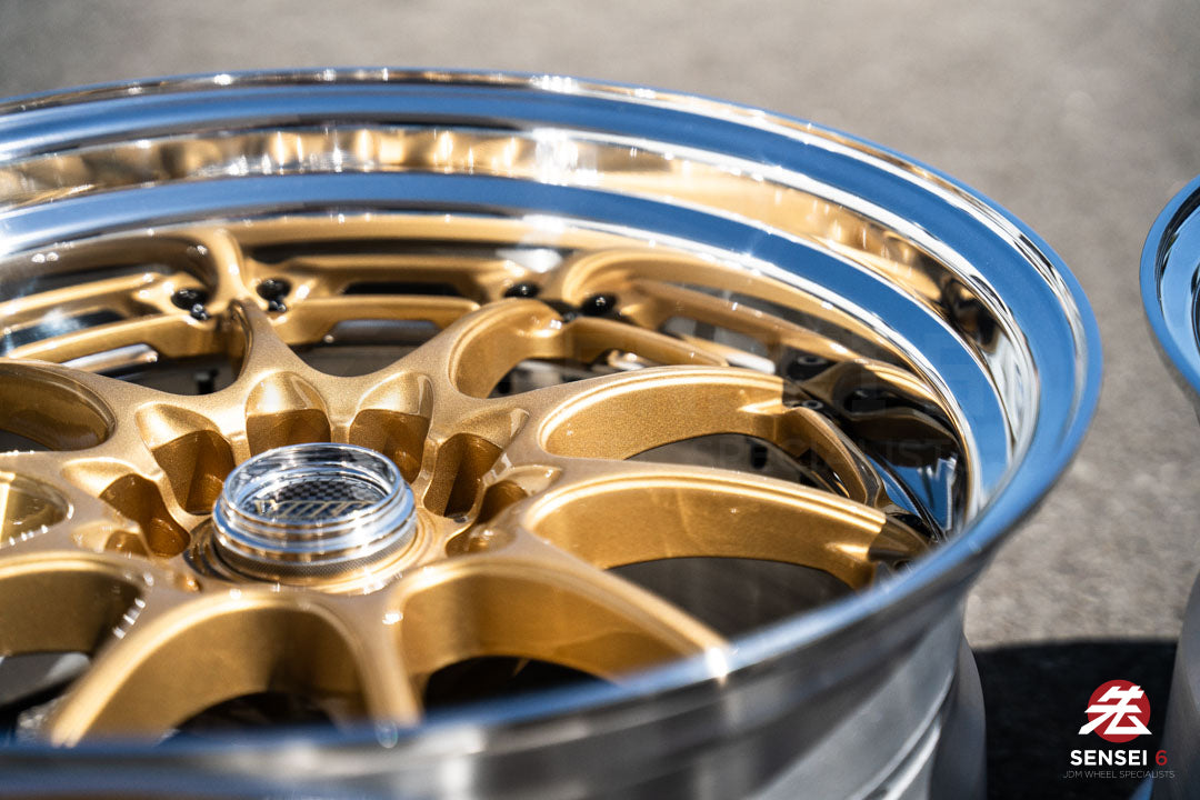 18" Volk GT-N [Step Lip] (Used Wheels) / 5x114.3 / 18x9.5 +18 / Gold