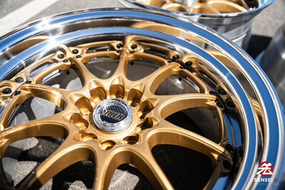 18" Volk GT-N [Step Lip] (Used Wheels) / 5x114.3 / 18x9.5 +18 / Gold